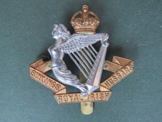 British Army The 8th Kings Royal Irish Hussars Pre 1953 Cap Badge