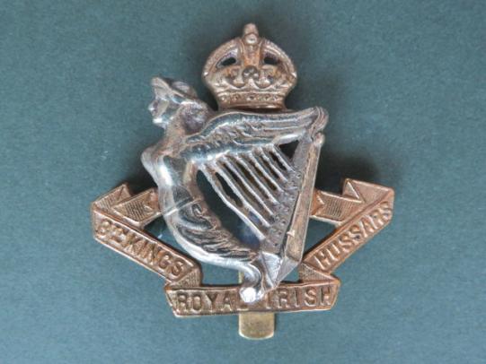 British Army The 8th Kings Royal Irish Hussars Pre 1953 Cap Badge