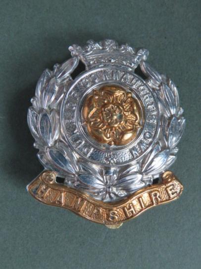 British Army WW1 Period 6th Battalion, The Hampshire Regiment Cap Badge