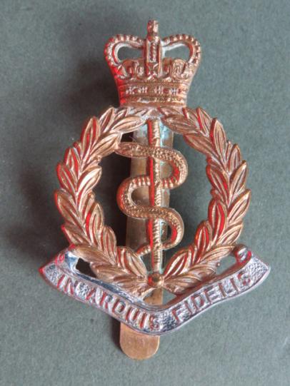 British Army EIIR Royal Army Medical Corps Cap Badge