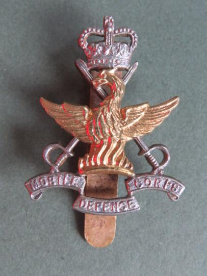 British Army Mobile Defence Corps Cap Badge