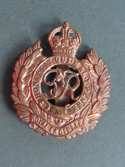 British Army Royal Engineers KGVI Cap Badge