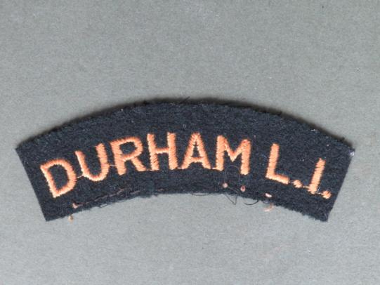 British Army Post WW2 The Durham Light Infantry Shoulder Title