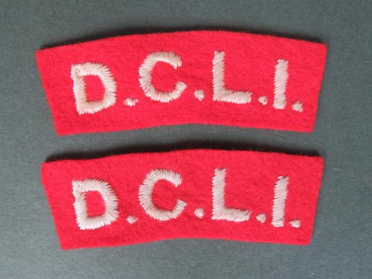 British Army WW2 The Duke of Cornwall's Light Infantry Shoulder Titles