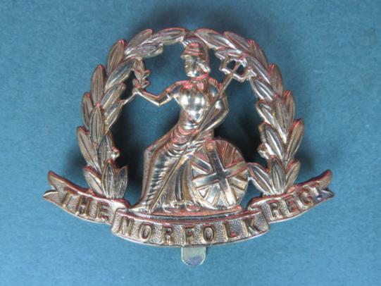 British Army WW1 Economy Norfolk Regiment Cap Badge