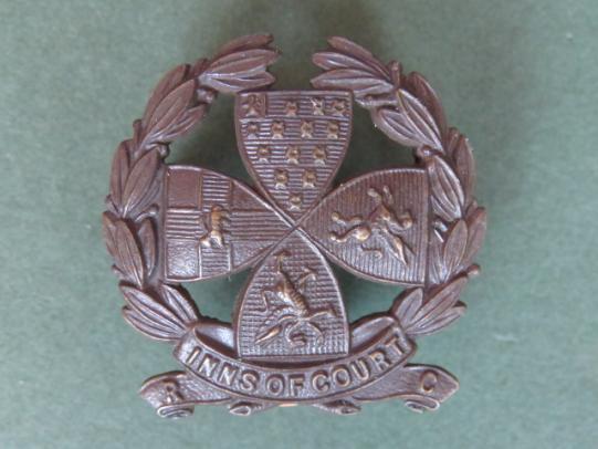 British Army The Inns of Court Reserve Corps Officer's Cap Badge