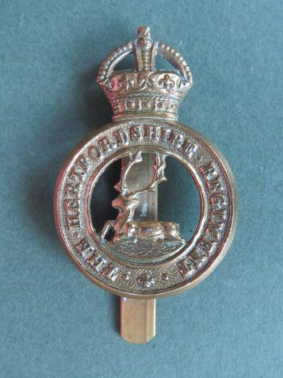 British Army Pre 1953 The Hertfordshire Regiment Cap Badge