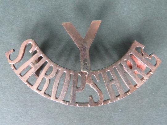 British Army The Shropshire Yeomanry Shoulder Title