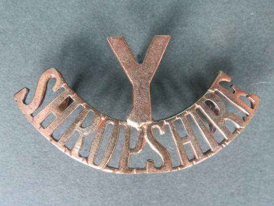 British Army The Shropshire Yeomanry Shoulder Title