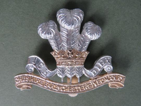 British Army The Cheshire Yeomanry (Earl of Chester's) Cap Badge