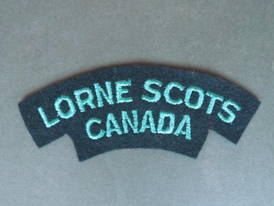 Canada Army The Lorne Scots Shoulder Title