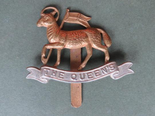 British Army The Queen's Royal Regiment (West Surrey) Cap Badge