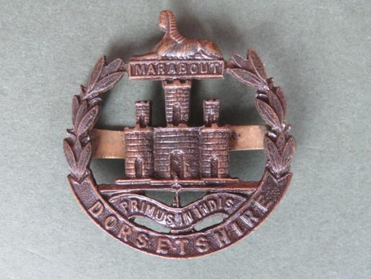 British Army The Dorsetshire Regiment Pre 1956 Officer's Service Dress Cap Badge