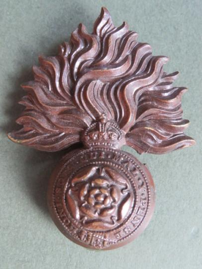 British Army The Royal Fusiliers (City of London) Officer's Service Dress Cap Badge