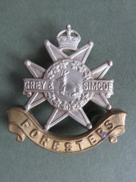 Canada WW2 Period The Grey & Simcoe Foresters Regiment