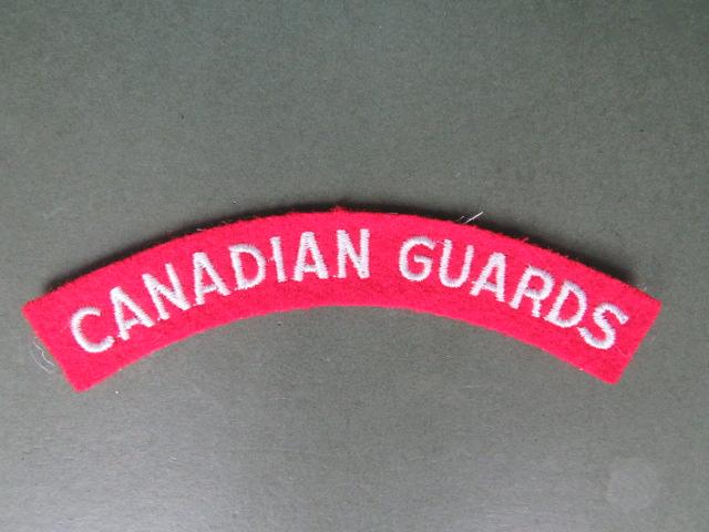 Canada The Canadian Guards Shoulder Title