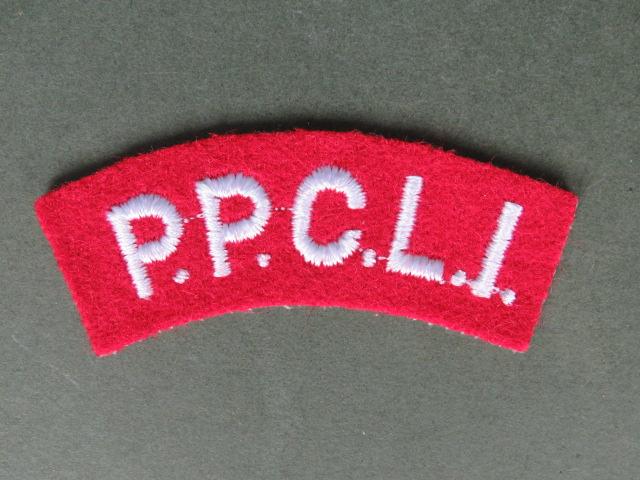 Canada Army Princess Patricia's Canadian Light Infantry Shoulder Title