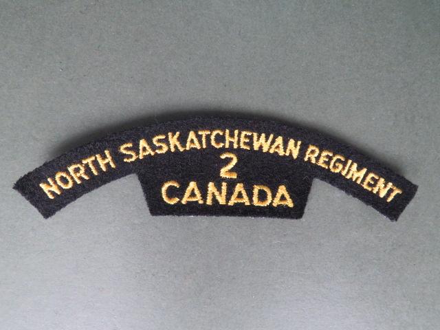 Canada The 2nd Battalion The North Saskatchewan Regiment Shoulder Title