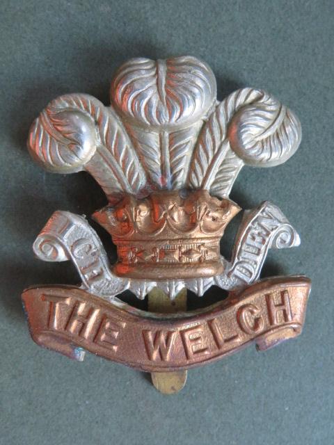 British Army WW2 Period The Welch Regiment Cap Badge