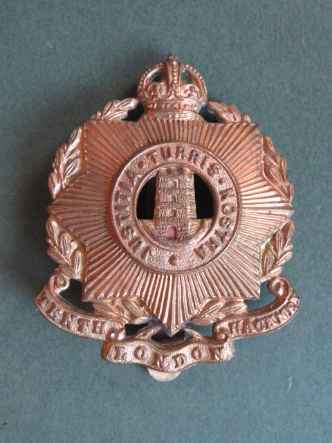 British Army The 10th London Regiment (Hackney) Cap Badge