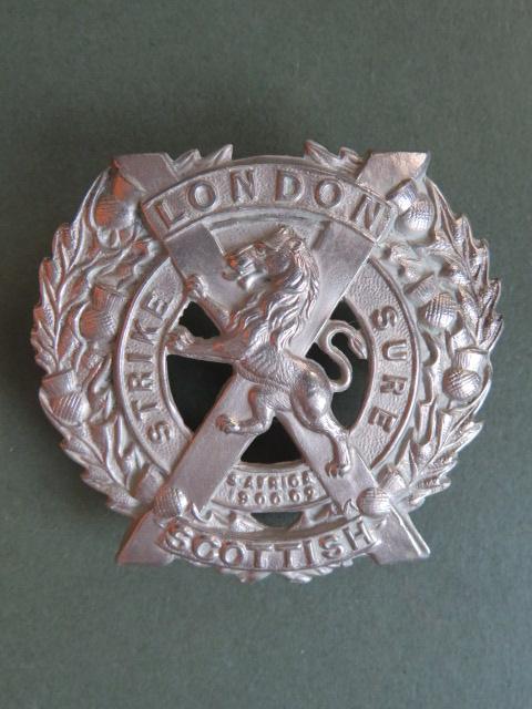 British Army The 14th London Regiment (London Scottish) Cap Badge