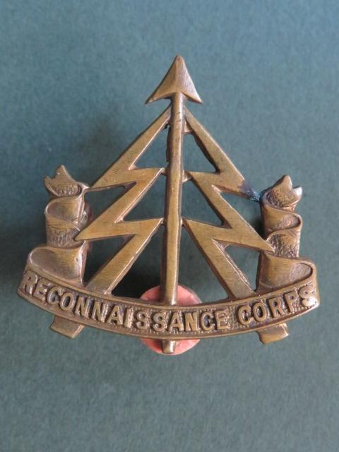 British Army WW2 Reconnaissance Corps Collar Badge