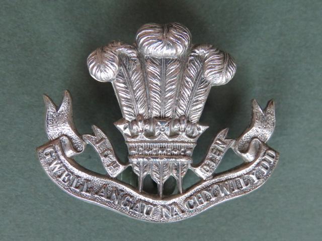 British Army Pre 1939 The Welsh Regiment Collar Badge