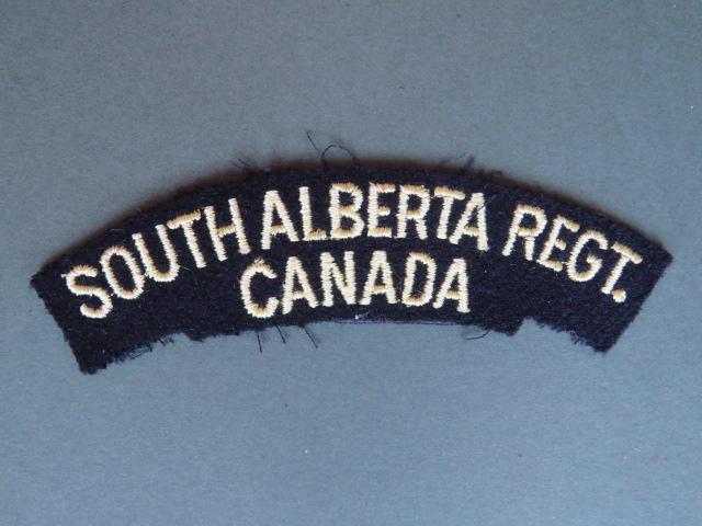 Canada Army The South Alberta Regiment Shoulder Title