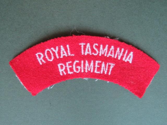 Australia Army 1962-1980's Royal Tasmania Regiment Shoulder Title