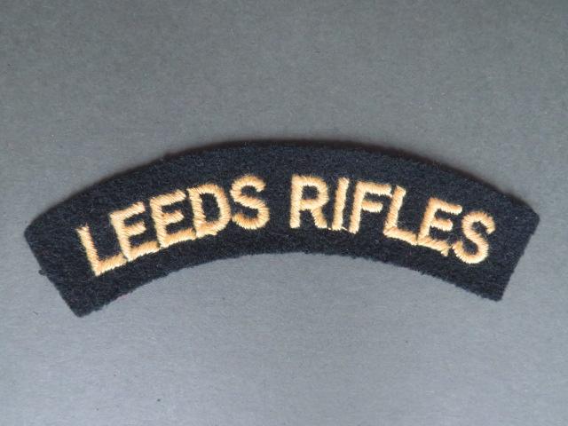 British Army Post 1955 The Leeds Rifles (Price of Wales Own Regiment of Yorkshire) Shoulder Title