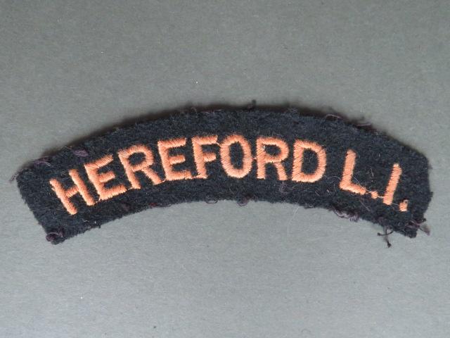 British Army Post 1955 The Herefordshire Light Infantry Shoulder Title