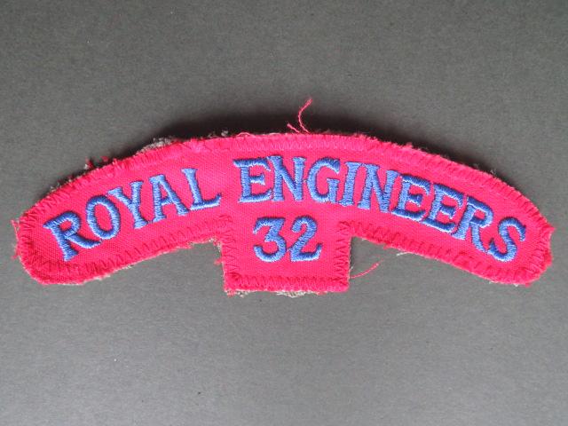 British Army 32 Armoured Engineer Regiment Royal Engineers Shoulder Title