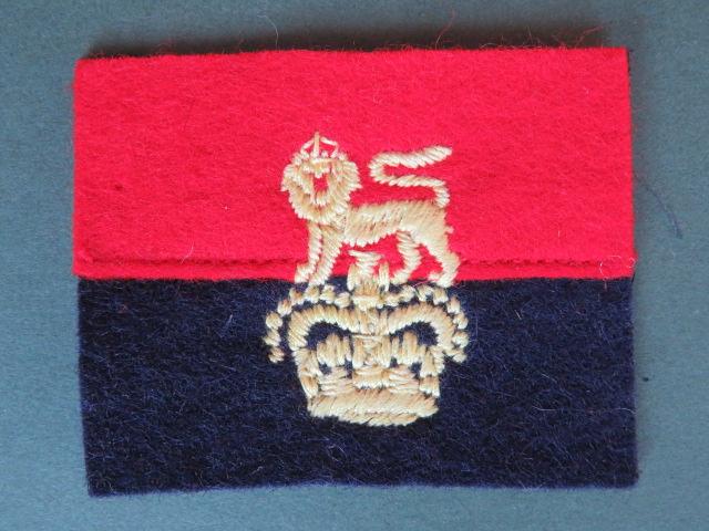 British Army Post 1953 War Office Controlled Units Formation Sign