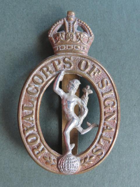 British Army Pre 1946 Royal Corps of Signals Cap Badge