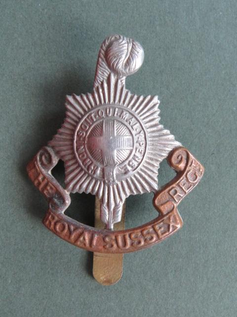 British Army The Royal Sussex Regiment Cap Badge