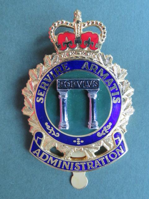 Canada Army Post Unification Administration Branch Cap Badge