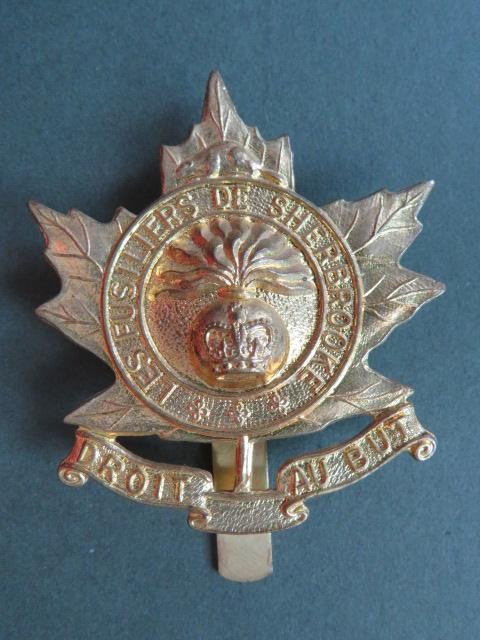 Canada Army Les Fusiliers of Sherbrook Regiment Cap Badge