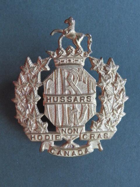 Canada Army WW2 The 1st Hussars Cap Badge