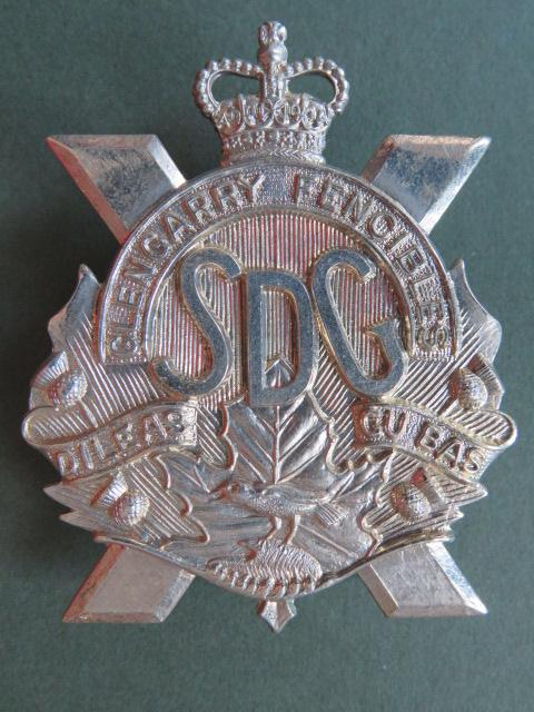 Canada Army 1953-1968 The Stormont, Dundas & Glengarry Highlanders Balmoral Cap Badge