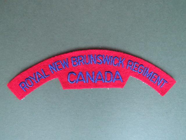 Canada Army Royal New Brunswick Regiment Shoulder Title