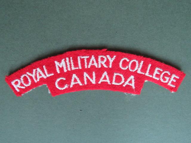 Canada Army Royal Military College Shoulder Title