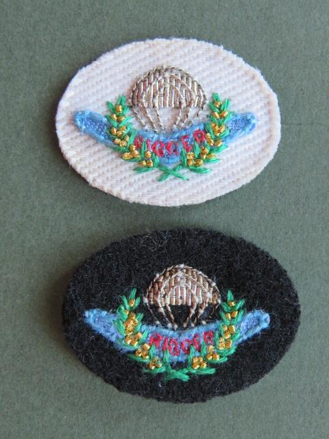 Australia Army 2 Parachute Rigger Patrol & Mess Dress Wings