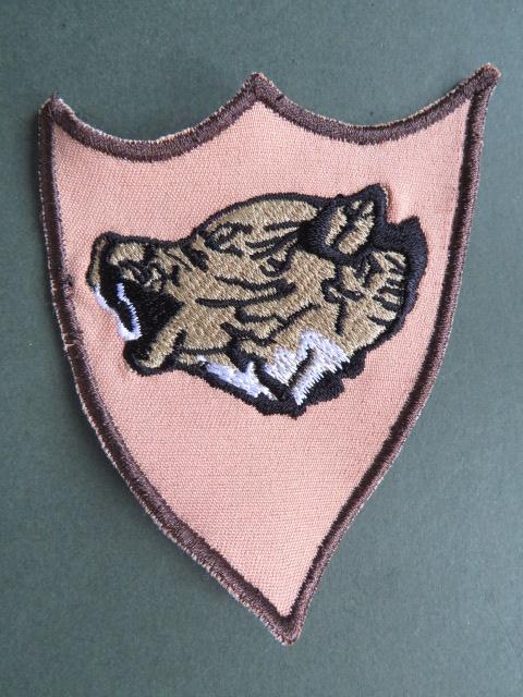 Macedonia Army Desert Pattern Special Forces (Wolves Battalion) Shoulder Patch