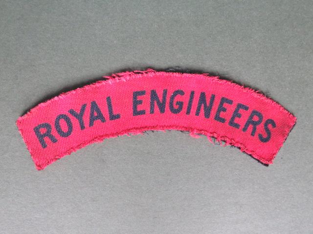 British Army WW2 Royal Engineers Shoulder Title