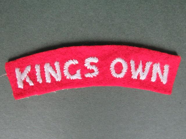 British Army WW2 King's Own Royal Regiment Shoulder Title