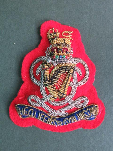 British Army Queen's Royal Hussars Officer's Dress Cap Badge