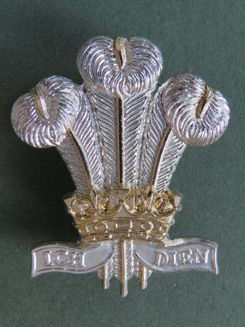 British Army The Royal Regiment of Wales Cap Badge