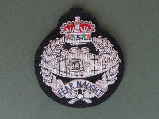 British Army Royal Tank Regiment Officer's Beret Badge