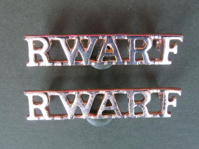 British Army Royal Warwickshire Fusiliers Shoulder Titles