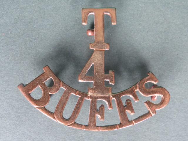 British Army 4th Territorial Battalion, The Buffs (Royal East Kent Regiment) Shoulder Title